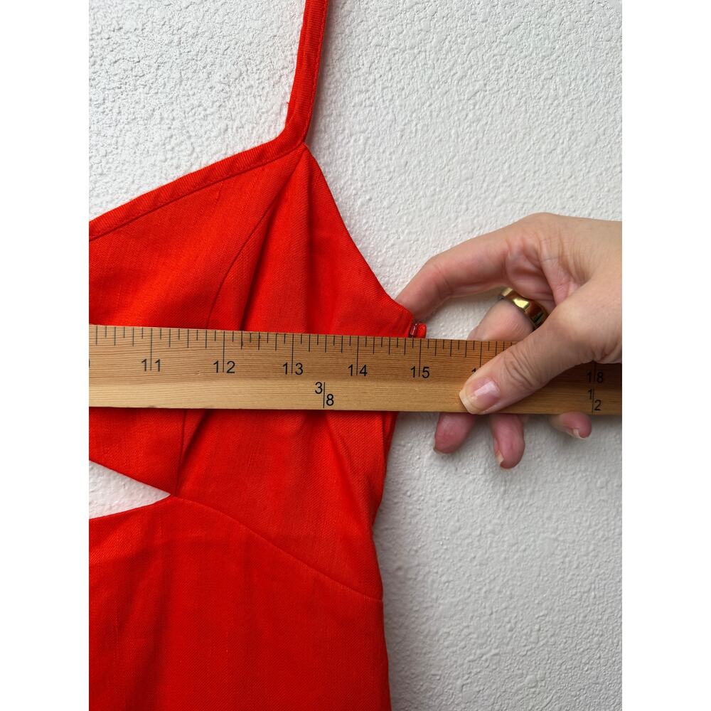 GAUGE81 Orange Red Cutout Mini Dress Women S - Picture 14 of 15